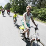 20.05.2017 Kaczyn. 12. Rodzinna Majówka Rowerowa z biskupem Marianem Florczykiem. / Jarosław Kubalski / Radio Kielce