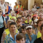 20.05.2017 Kaczyn. 12. Rodzinna Majówka Rowerowa z biskupem Marianem Florczykiem. / Jarosław Kubalski / Radio Kielce