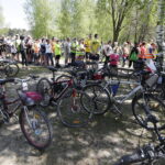 20.05.2017 Borków. 12. Rodzinna Majówka Rowerowa z biskupem Marianem Florczykiem. / Jarosław Kubalski / Radio Kielce