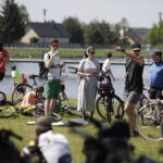 20.05.2017 Borków. 12. Rodzinna Majówka Rowerowa z biskupem Marianem Florczykiem. / Jarosław Kubalski / Radio Kielce