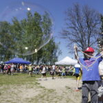 20.05.2017 Borków. 12. Rodzinna Majówka Rowerowa z biskupem Marianem Florczykiem. / Jarosław Kubalski / Radio Kielce