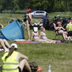 20.05.2017 Borków. 12. Rodzinna Majówka Rowerowa z biskupem Marianem Florczykiem. / Jarosław Kubalski / Radio Kielce