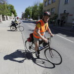 20.05.2017 Kielce. 12. Rodzinna Majówka Rowerowa z biskupem Marianem Florczykiem. / Jarosław Kubalski / Radio Kielce