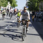 20.05.2017 Kielce. 12. Rodzinna Majówka Rowerowa z biskupem Marianem Florczykiem. / Jarosław Kubalski / Radio Kielce