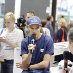 24.05.2017 Kielce. Piotr Żyła odwiedził Targi Kielce. / Jarosław Kubalski / Radio Kielce