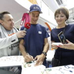 24.05.2017 Kielce. Piotr Żyła odwiedził Targi Kielce. / Jarosław Kubalski / Radio Kielce