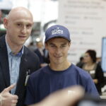 24.05.2017 Kielce. Piotr Żyła odwiedził Targi Kielce. / Jarosław Kubalski / Radio Kielce