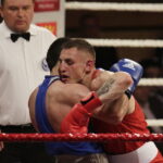 26.05.2017 Kielce. Mecz bokserski Polska - Armenia. Damian Kiwior vs Vladimir Markaryan. / Jarosław Kubalski / Radio Kielce