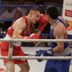 26.05.2017 Kielce. Mecz bokserski Polska - Armenia. Damian Kiwior vs Vladimir Markaryan. / Jarosław Kubalski / Radio Kielce