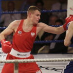 26.05.2017 Kielce. Mecz bokserski Polska - Armenia. Daniel Adamiec vs Yura Darabyan. / Jarosław Kubalski / Radio Kielce