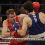 26.05.2017 Kielce. Mecz bokserski Polska - Armenia. Daniel Adamiec vs Yura Darabyan. / Jarosław Kubalski / Radio Kielce