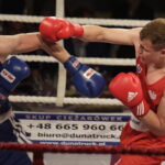 26.05.2017 Kielce. Mecz bokserski Polska - Armenia. Daniel Adamiec vs Yura Darabyan. / Jarosław Kubalski / Radio Kielce