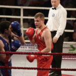 26.05.2017 Kielce. Mecz bokserski Polska - Armenia. Daniel Adamiec vs Yura Darabyan. / Jarosław Kubalski / Radio Kielce