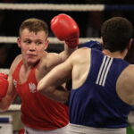 26.05.2017 Kielce. Mecz bokserski Polska - Armenia. Daniel Adamiec vs Yura Darabyan. / Jarosław Kubalski / Radio Kielce