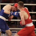 26.05.2017 Kielce. Mecz bokserski Polska - Armenia. Daniel Adamiec vs Yura Darabyan. / Jarosław Kubalski / Radio Kielce