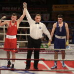 26.05.2017 Kielce. Mecz bokserski Polska - Armenia. Daniel Adamiec vs Yura Darabyan. / Jarosław Kubalski / Radio Kielce