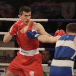 26.05.2017 Kielce. Mecz bokserski Polska - Armenia. Bartosz Gołębiewski vs Arman Darchinyan. / Jarosław Kubalski / Radio Kielce