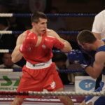 26.05.2017 Kielce. Mecz bokserski Polska - Armenia. Bartosz Gołębiewski vs Arman Darchinyan. / Jarosław Kubalski / Radio Kielce