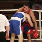 26.05.2017 Kielce. Mecz bokserski Polska - Armenia. Bartosz Gołębiewski vs Arman Darchinyan. / Jarosław Kubalski / Radio Kielce