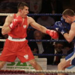 26.05.2017 Kielce. Mecz bokserski Polska - Armenia. Bartosz Gołębiewski vs Arman Darchinyan. / Jarosław Kubalski / Radio Kielce