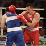 26.05.2017 Kielce. Mecz bokserski Polska - Armenia. Bartosz Gołębiewski vs Arman Darchinyan. / Jarosław Kubalski / Radio Kielce