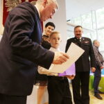 26.05.2017 Kielce. Nagrody w konkursie plastycznym „25 lat PSP – Profesjonalni, Sprawni, Pomocni”. / Jarosław Kubalski / Radio Kielce