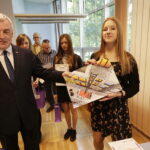 26.05.2017 Kielce. Nagrody w konkursie plastycznym „25 lat PSP – Profesjonalni, Sprawni, Pomocni”. / Jarosław Kubalski / Radio Kielce