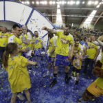 27.05.2017 Kielce. Mecz PGNiG Superligi Vive Tauron - Wisła Płock. Vive zdobywa Mistrza Polski. / Jarosław Kubalski / Radio Kielce