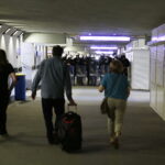 28.05.2017 Kielce. Przyjazd kibiców Legii Warszawa na mecz z Koroną. Policja. / Jarosław Kubalski / Radio Kielce