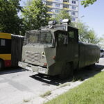 28.05.2017 Kielce. Przyjazd kibiców Legii Warszawa na mecz z Koroną. Policja. / Jarosław Kubalski / Radio Kielce