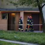 14.05.2017 Kielce. Mężczyzna groził, że skoczy z 9-ego piętra wieżowca przy ulicy Sandomierskiej. / Jarosław Kubalski / Radio Kielce