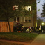 14.05.2017 Kielce. Mężczyzna groził, że skoczy z 9-ego piętra wieżowca przy ulicy Sandomierskiej. / Jarosław Kubalski / Radio Kielce