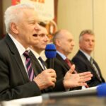 Kornel Morawiecki promował w Kielcach swoje nowe ugrupowanie polityczne: Wolni i Solidarni / Robert Felczak / Radio Kielce