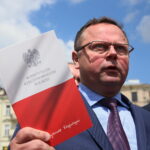 25.05.2017 Kielce. Konferencja prasowa SLD na Placu Artystów / Marzena Mąkosa / Radio Kielce