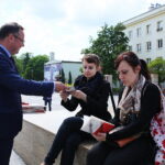 25.05.2017 Kielce. Konferencja prasowa SLD na Placu Artystów / Marzena Mąkosa / Radio Kielce