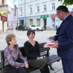 25.05.2017 Kielce. Konferencja prasowa SLD na Placu Artystów / Marzena Mąkosa / Radio Kielce