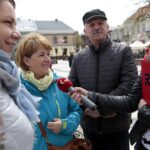 02.05.2017 Kielce. Dzień Flagi. Uroczystości na Rynku / Włodzimierz Batóg / Radio Kielce