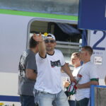 28.05.2017 Kielce. Przyjazd kibiców Legii Warszawa na mecz z Koroną. / Marzena Mąkosa / Radio Kielce