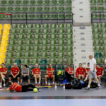 29.05.2017 Kielce. Trening kadry piłkarek ręcznych reprezentacji Polski. / Marzena Mąkosa / Radio Kielce