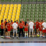 29.05.2017 Kielce. Trening kadry piłkarek ręcznych reprezentacji Polski. / Marzena Mąkosa / Radio Kielce