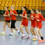 29.05.2017 Kielce. Trening kadry piłkarek ręcznych reprezentacji Polski. / Marzena Mąkosa / Radio Kielce