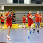 29.05.2017 Kielce. Trening kadry piłkarek ręcznych reprezentacji Polski. / Marzena Mąkosa / Radio Kielce