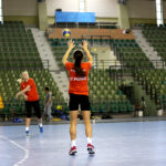 29.05.2017 Kielce. Trening kadry piłkarek ręcznych reprezentacji Polski. / Marzena Mąkosa / Radio Kielce