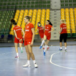 29.05.2017 Kielce. Trening kadry piłkarek ręcznych reprezentacji Polski. / Marzena Mąkosa / Radio Kielce