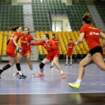 29.05.2017 Kielce. Trening kadry piłkarek ręcznych reprezentacji Polski. / Marzena Mąkosa / Radio Kielce