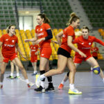 29.05.2017 Kielce. Trening kadry piłkarek ręcznych reprezentacji Polski. / Marzena Mąkosa / Radio Kielce