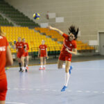 29.05.2017 Kielce. Trening kadry piłkarek ręcznych reprezentacji Polski. / Marzena Mąkosa / Radio Kielce