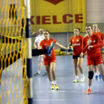 29.05.2017 Kielce. Trening kadry piłkarek ręcznych reprezentacji Polski. / Marzena Mąkosa / Radio Kielce