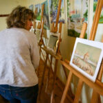 Bodzentyn. Wernisaż wystawy prac Józefa Fąfarskiego / Stanisław Blinstrub / Radio Kielce