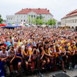 29.05.2016 Tysiące Kielczan dopingowało Vive w finałowym meczu z MVM Veszprem / Wojciech Habdas / Radio Kielce